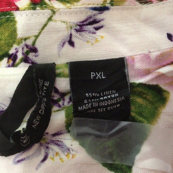 New direction lightweight 55% linen Blazer size petite extra large. - Picture 4 of 5